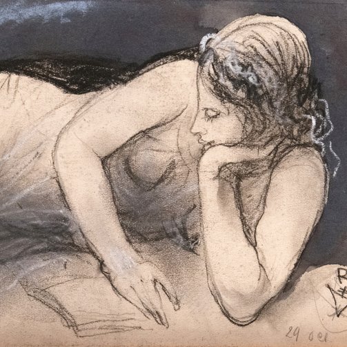 Victor Rousseau - Femme lisant